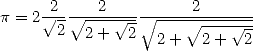       V~ 2- V~ -2---  V~ ---2-------
p = 2  2  2 +  V~ 2      V~ --- V~ -
                  2 +   2+  2
