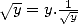  V~ -
 y = y.1 V~ y-  