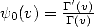 y0(v) = G'(v)
        G(v)  